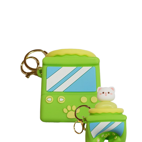 Cat in the Box Squishy Keychain