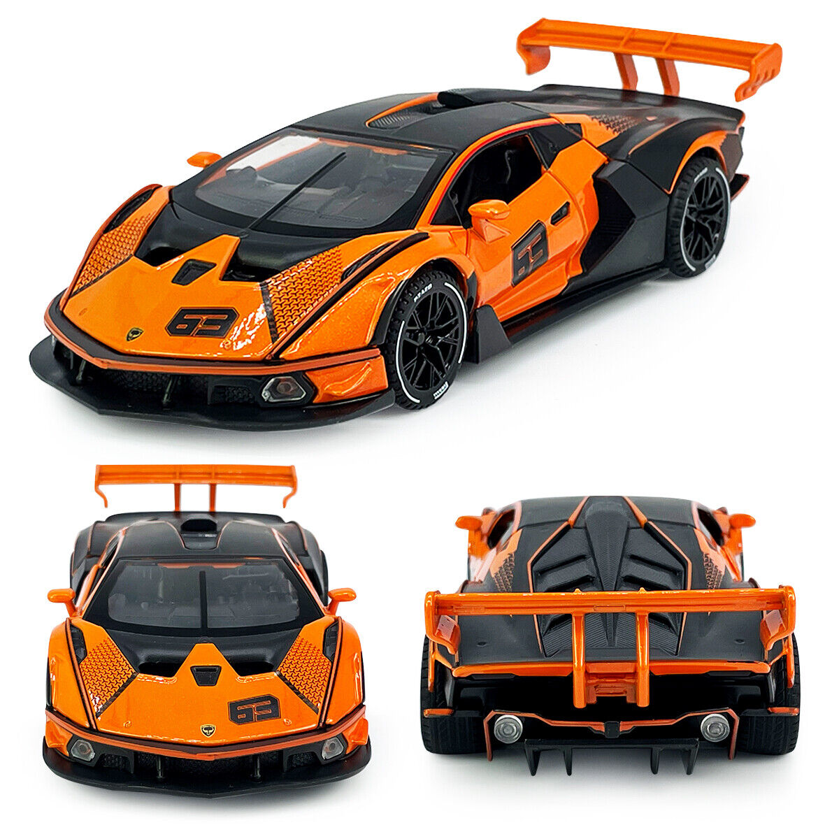 Lamborghini Essenza SCV12 1:24 Scale Diecast Model with Lights and Sound