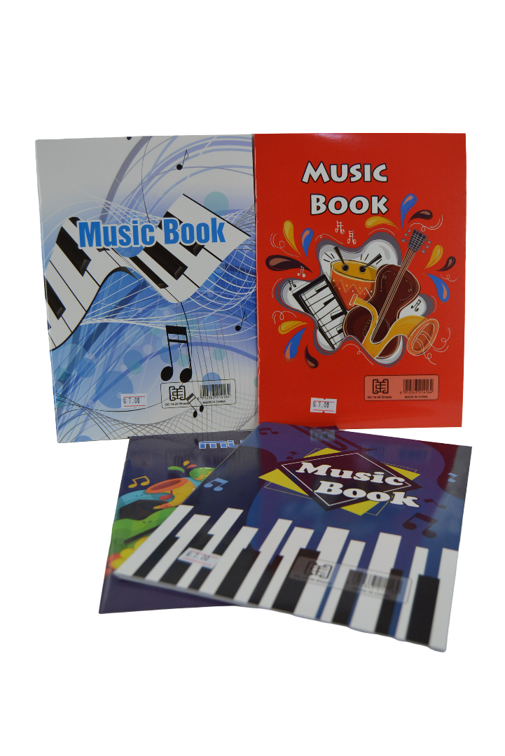 Music Note Book (Assorted Designs, Sold as Single)