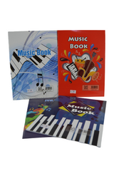 Music Note Book (Assorted Designs, Sold as Single)