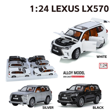 Lexus LX570 Model 1:24 (Assorted colors, sold as single)