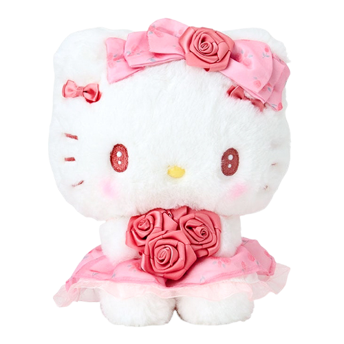 Hello Kitty Plush 8 Inch with Flower