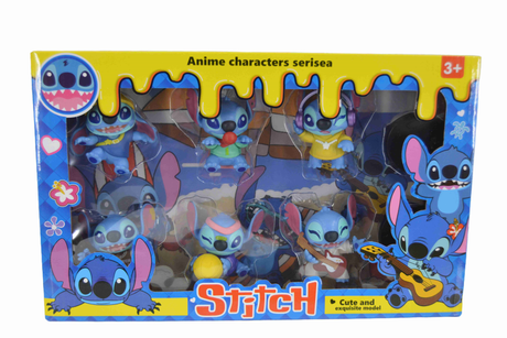 Stitch Action Figures Set of 6 Collectibles