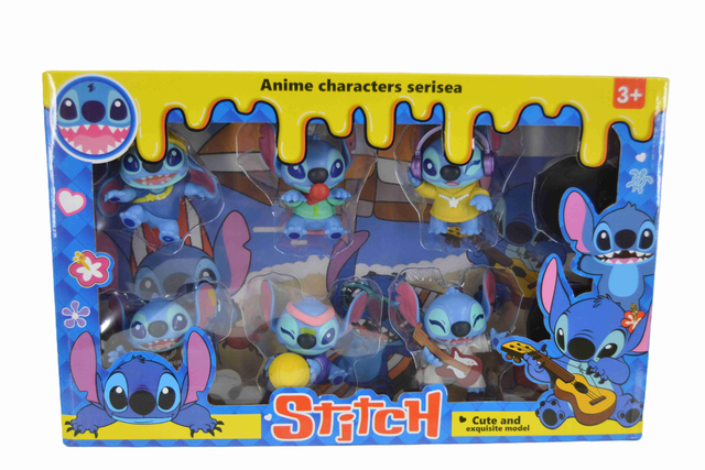 Stitch Action Figures Set of 6 Collectibles