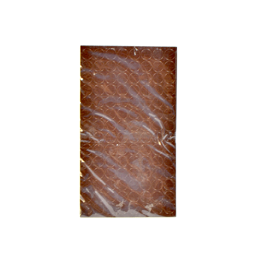 Brown Round Adhesive Dot Stickers 5 Pieces
