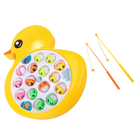 Electric Music Rotation Duck Fishing Toy
