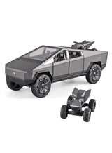 Tesla Cybertruck + Quad Bike 1:32 (assorted colors, sold as single)