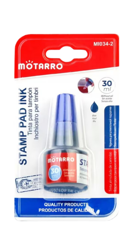 Motarro Stamp Pad Ink – Blue