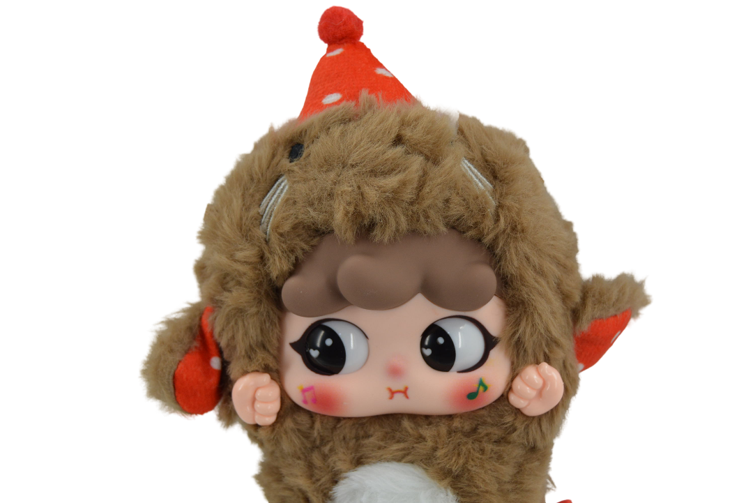 Baby 3 Migo Sneaky Santa Plush Doll