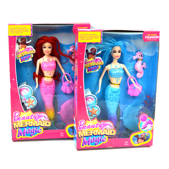 Links to BEAUTY MERMAID DOLL SET ASST 2 by 