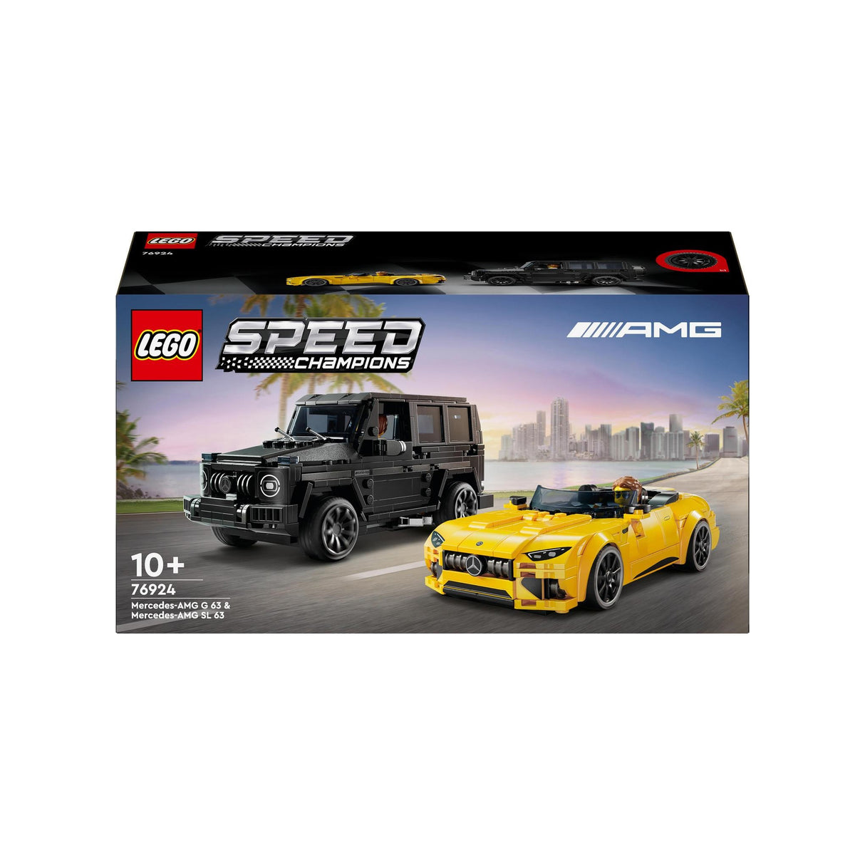 LEGO Speed Champions 76924 Mercedes AMG G 63 and SL 63
