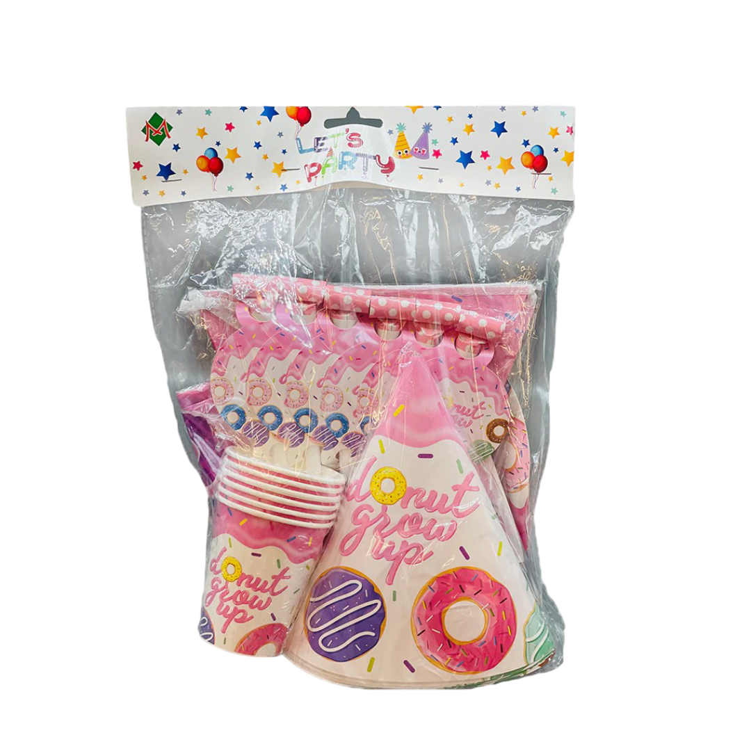 Happy Birthday Party Set Pink