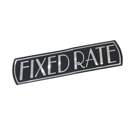 Fixed Rate   Door Sticker Big