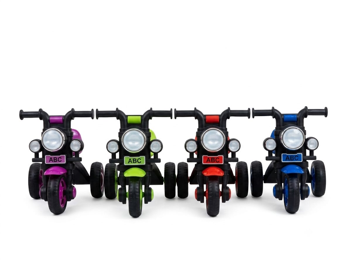 Kids Bike with Music & Lights – 4 Assorted Designs - product image