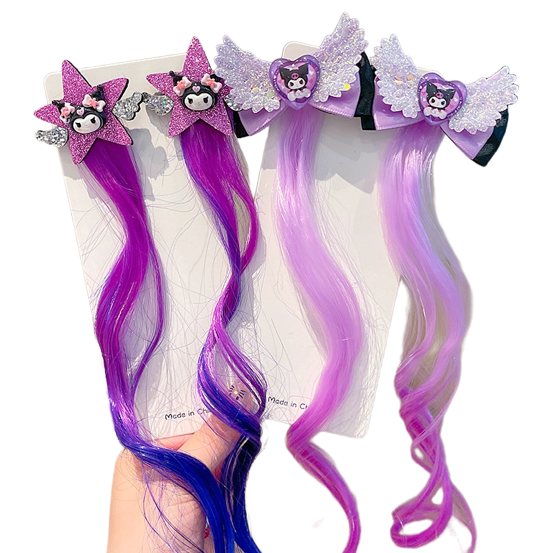 Kuromi Hair Extension Clip 2-Pack