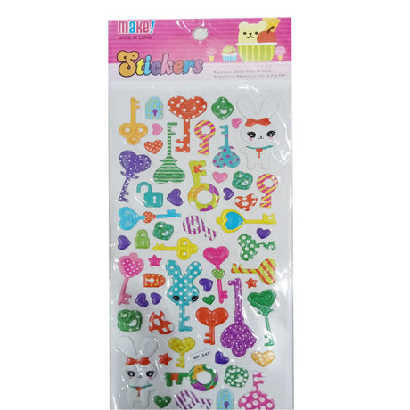 Puffy Stickers Keys