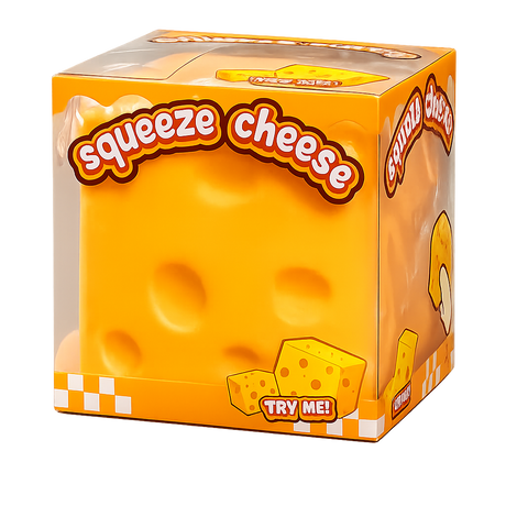 Squeeze Cheese Squishy Large – Jumbo Sensory Fidget Toy - product image