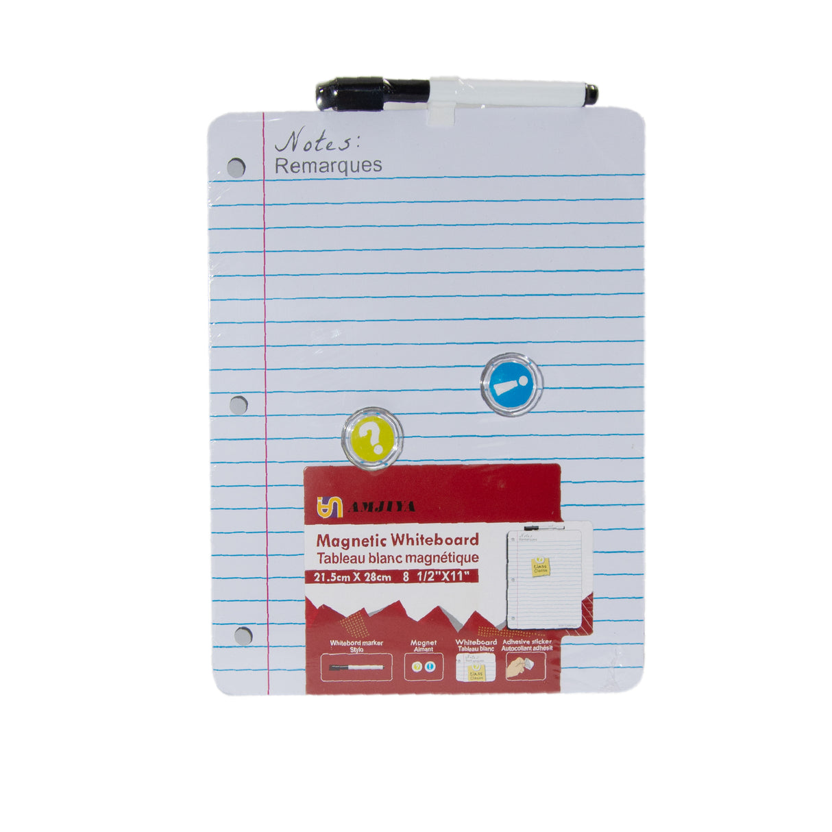 Magnetic Wipe Off Board with Pen