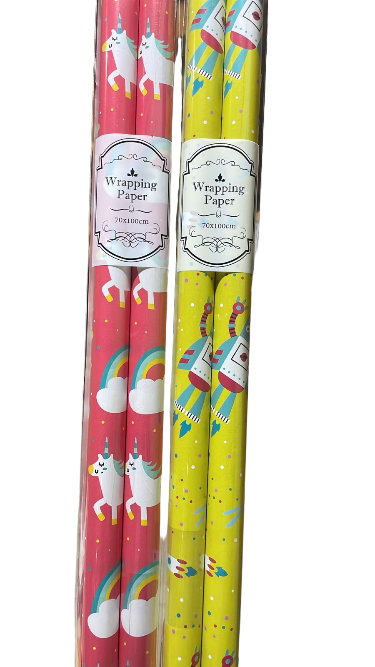 Unicorn Gift Wrapping Paper Roll