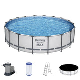 Bestway Steel Pro Max Round Frame Pool 5.49m x 1.22m 56462