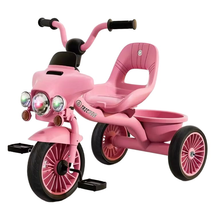 Tricycle Proride Vespa Model with Music Pink
