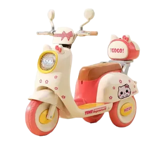 White Vespa Scooter Ride-On Electric for Kids