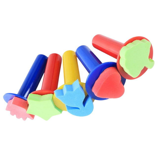 Assorted EVA Foam Painting Brush Set 8pcs