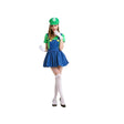 Links to LUIGI MARIO COSTUME SMALL FOR GIRLS by 