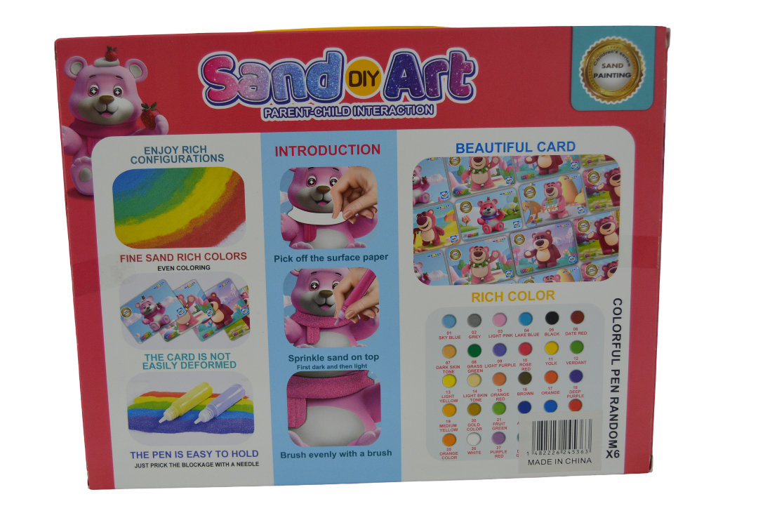 Sand Art Set Cute Bear