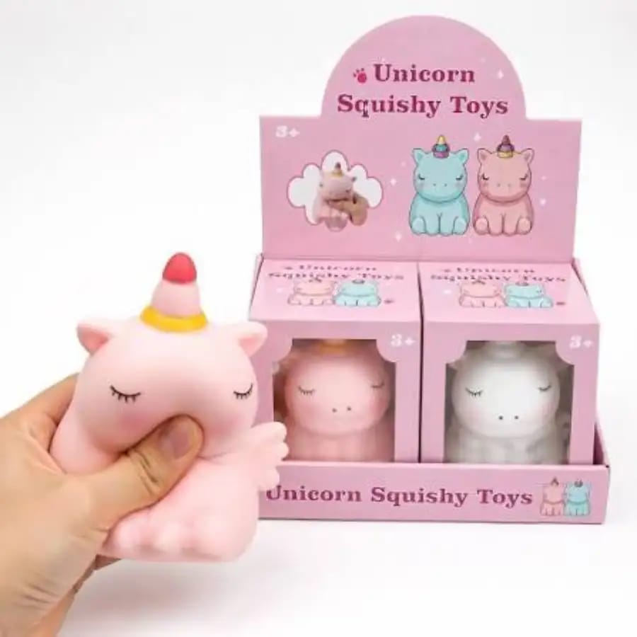 Unicorn Squishy Stress Relief Toy – 2 Assorted