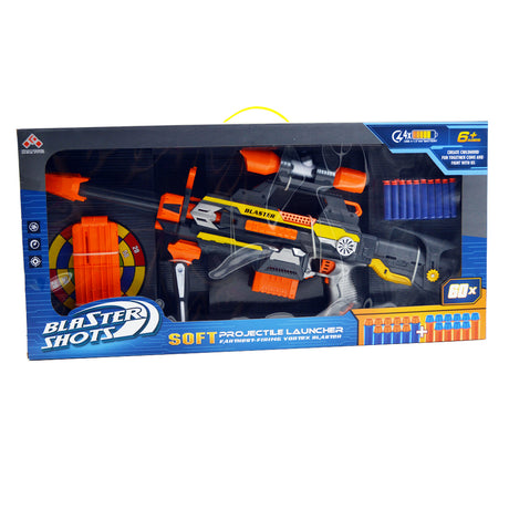 Links to BLASTER SHOTS PROJECTILE LAUNCHER GUN  by 