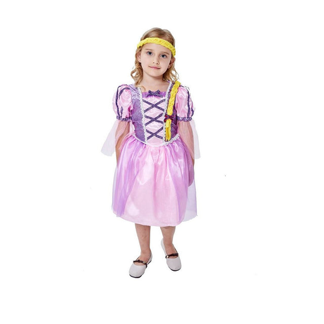 Links to RAPUNZEL COSTUME SET PURPLE 6-8 Y by 