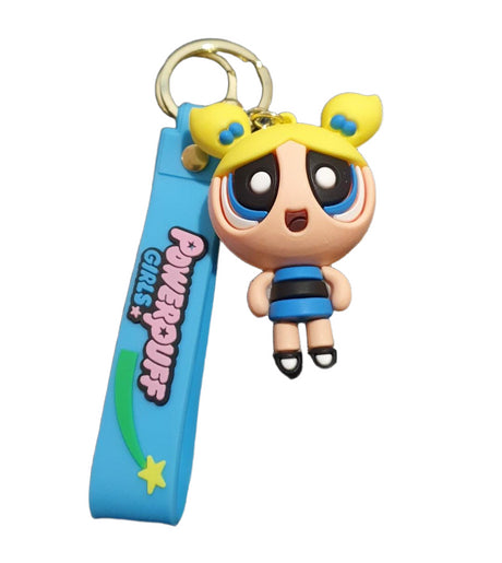 Powerpuff Girls Bubbles Pvc Keychain