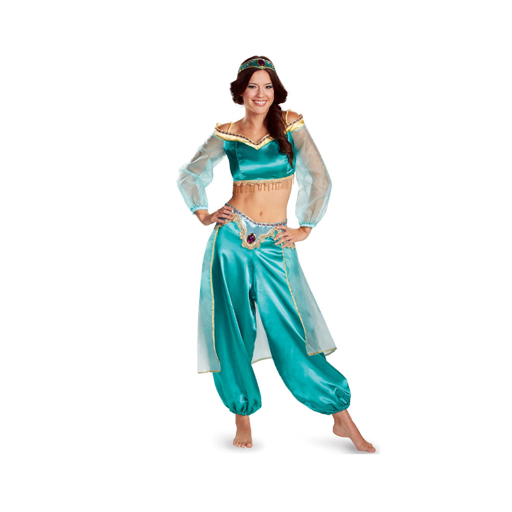 Links to ADULT JASMINE COSTUME DELUXE LARGE by 