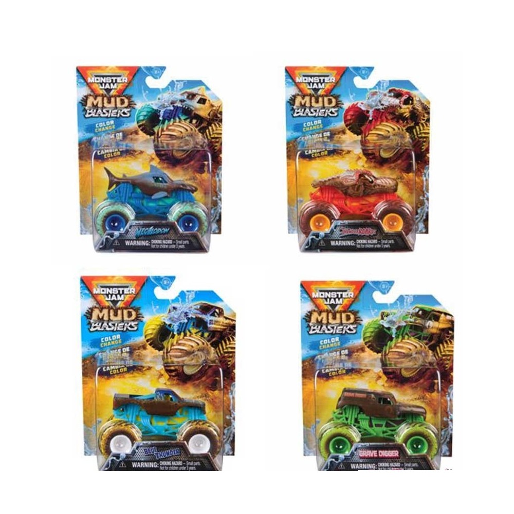 Monster Jam Mud Blasters Color Change 1:64