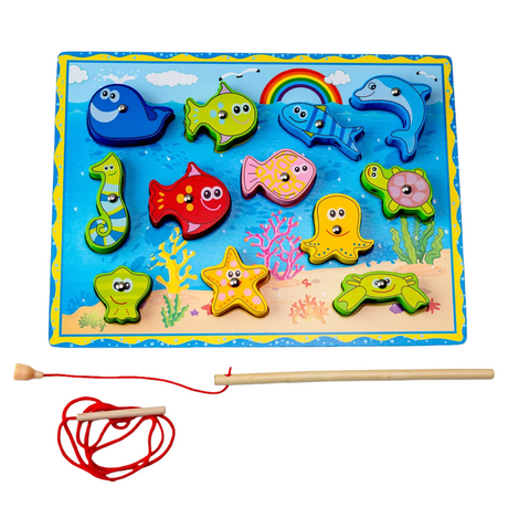 Fish Wooden Puzzle 12 pcs