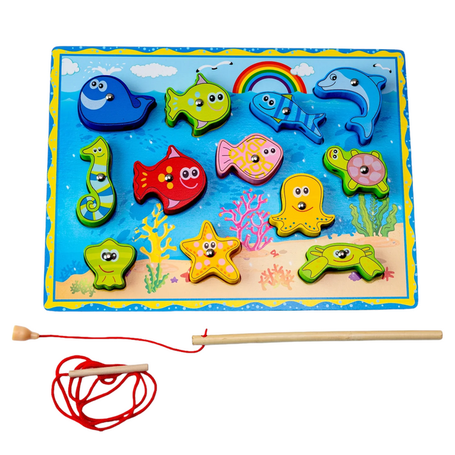 Fish Wooden Puzzle 12 pcs