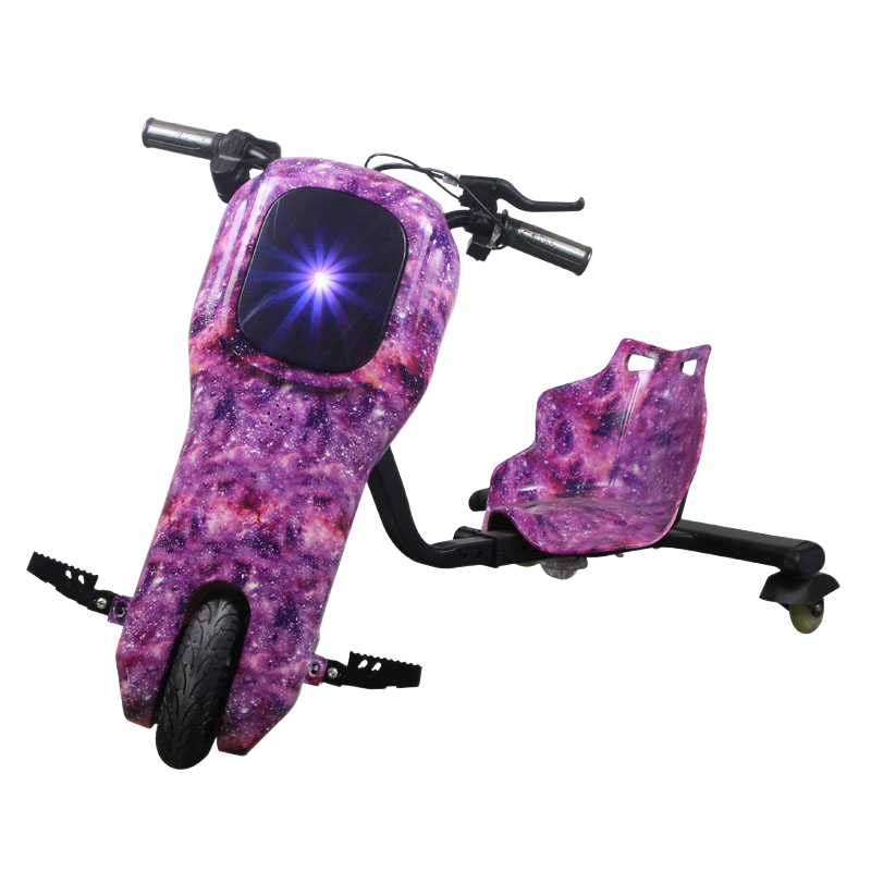 36V Purple Electric Drift Scooter for Kids and Teens