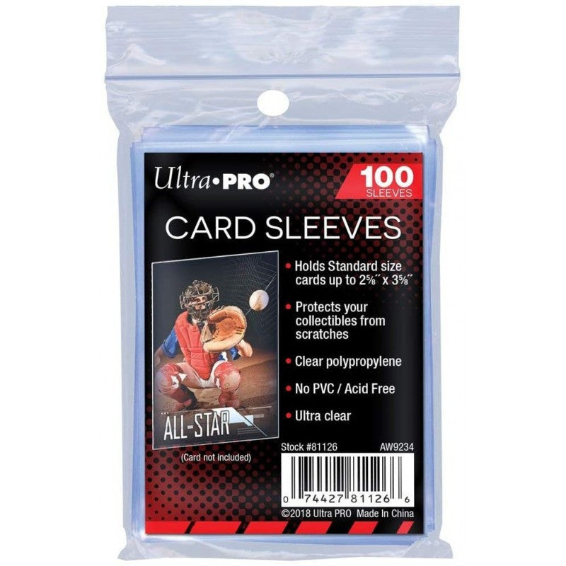 Ultra Pro ULP81126 2.5 X 3.5 in. Deck Protector Penny Sleeves, 100 Count