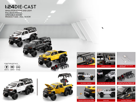 Ram Mammoth 1:24 (Assorted colors, sold as single)