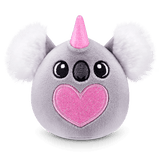 Rainbocorns Baby Eggzania S1 (Assorted) - Adorable Mini Plush Surprise Egg with Glitter Hearts and 7 Collectibles - Assorted