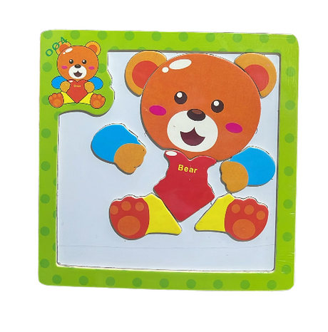 Wooden Jigsaw Puzzle Toy Assorted