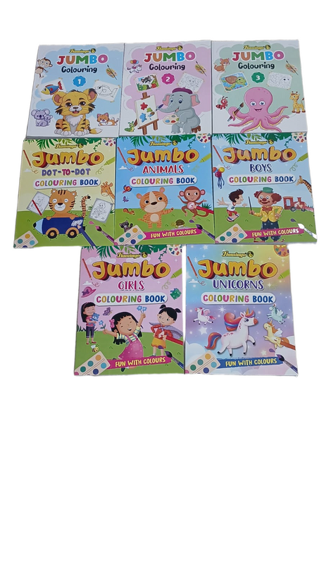 Jumbo Colouring Book (Assorted Designs, Sold as Single)
