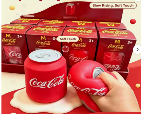 COLA CAN SQUEEZE TOY – Soft Stress Relief Squishy Fidget Toy - product image