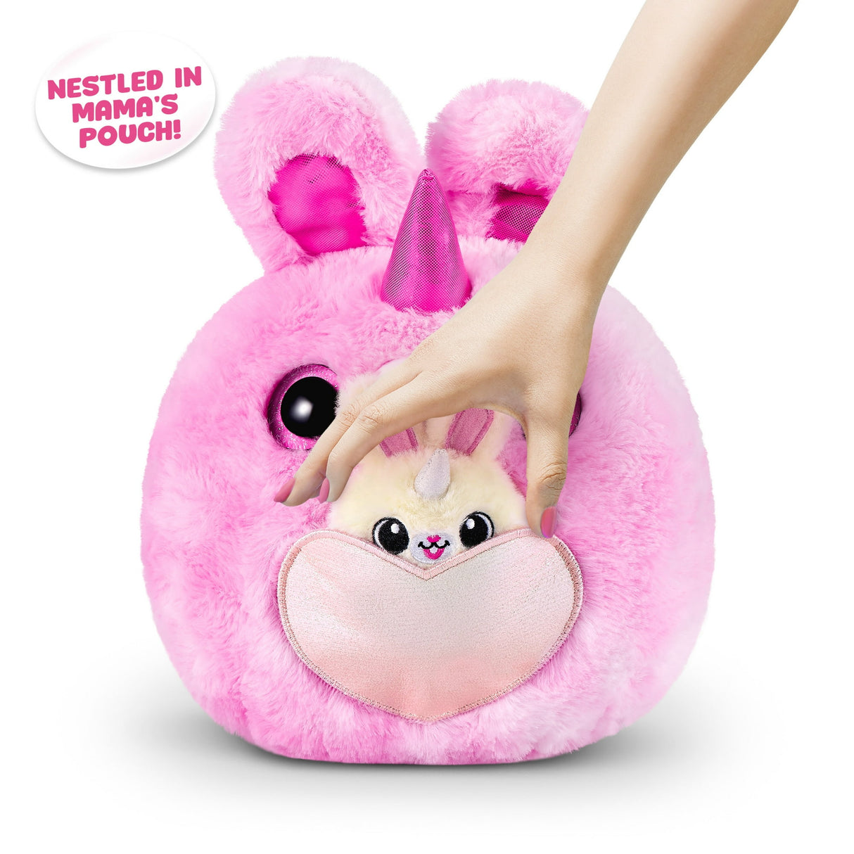 Rainbocorns Mamacorn Surprise - Magical Mama Unicorn Plush Egg with Mystery Baby and 30+ Surprises - Assorted