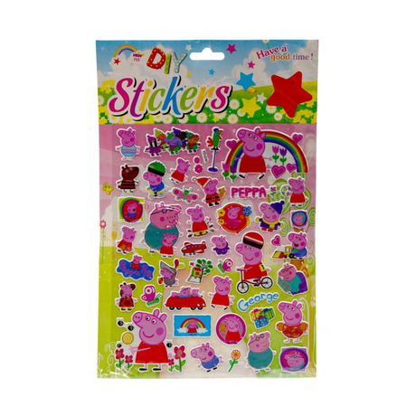 Puffy Peppa Pig Sticker