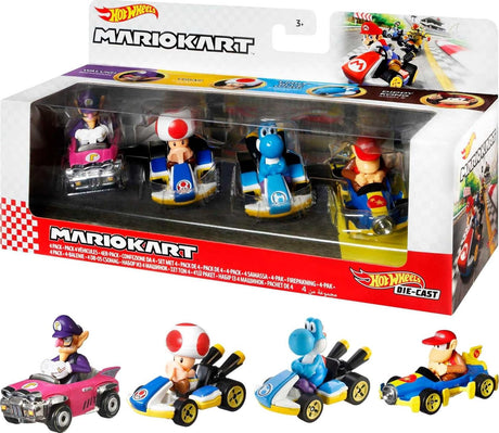 Hot Wheels Mario Kart 4-Pack