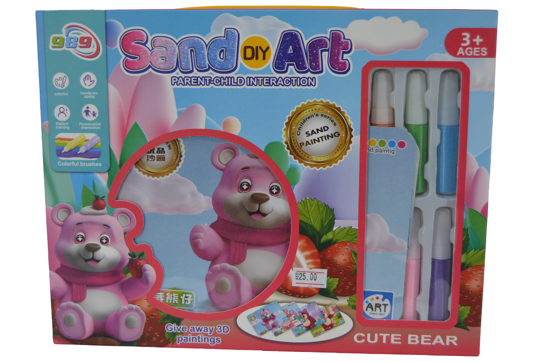 Sand Art Set Cute Bear