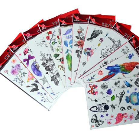 Tattoo Stickers  12 Assorted