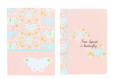 Ancor A4 Butterfly Design Lined Notebook (48 Sheets, 90g)